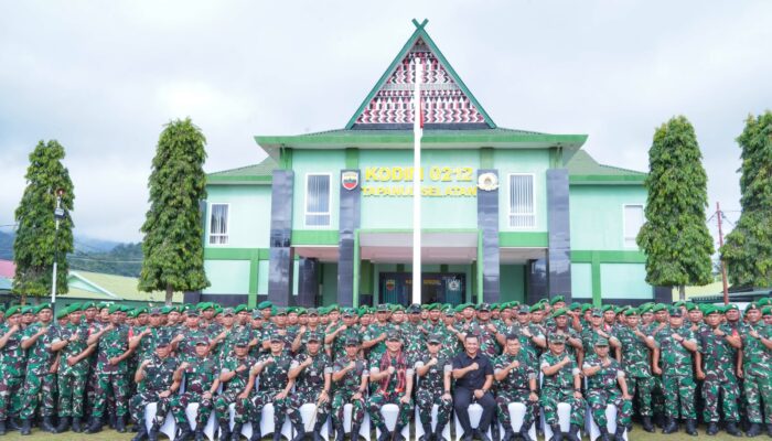 Pangdam I/BB Kunjungi Kodim 0212/TS, Tekankan Profesionalisme, Kesiapan Fisik, dan Wawasan Teritorial