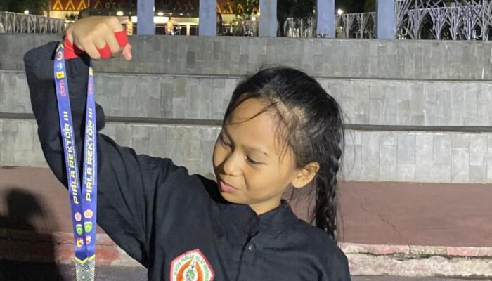 Khairana Zufairah, Pesilat Cilik Peraih Juara Pertama 02SN Kecamatan Kemuning Kota Palembang
