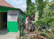 Gotong Royong TNI dan Warga Antar Rehab Rumah Ibu Sumilah Masuki Tahap Finishing