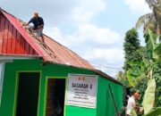 Menuju Rampung, Satgas TMMD Ke-129 Percantik Rumah Ibu Sumilah Hingga Tahap Finishing