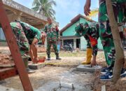 Wadan Satgas TMMD Ke-129 Pastikan Pembangunan Sumur Bor Kampung Kreatif Talang Betutu Berjalan Optimal
