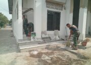 Kodim 0418/Palembang Genjot Finishing Mushola Baitul Makfurin Demi Kenyamanan Warga