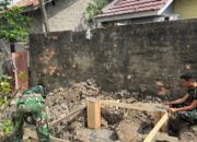 TMMD Ke-129 Kodim 0418/Palembang Kebut Pembangunan Sumur Bor Demi Air Bersih untuk Warga