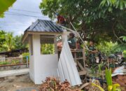 Finishing Pos Kamling Dikebut, Satgas TMMD Ke-129 Kodim 0418/Palembang Siapkan Fasilitas Keamanan Warga