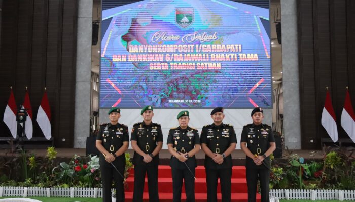Kodam XIX Tuanku Tambusai Mutasi Empat Perwira, Pangdam Tegaskan Regenerasi untuk Perkuat Kinerja Satuan