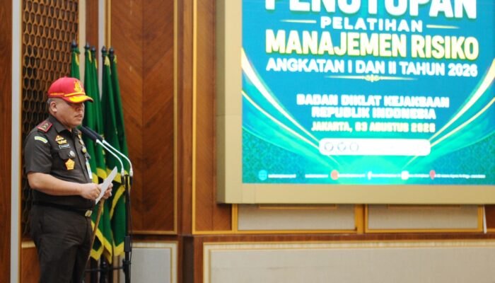 Kabadiklat Harli Siregar Tutup Pelatihan Manajemen Risiko 2026, Instruksikan Alumni Jadi Agen Perubahan di Seluruh Satker Kejaksaan