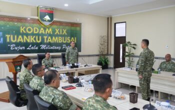 Kodam XIX Tuanku Tambusai Sambut Audit Kinerja Itjen TNI, Ketua Tim Tegaskan Akurasi Data Jadi Kunci