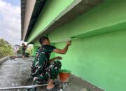 Hari Ke-20 TMMD Ke-129, Satgas Kodim 0418/Palembang Fokus Finishing Mushola Baiturrahman