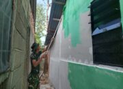 Tahap Finishing Rehab Rumah Fernando Dikebut, Satgas TMMD Optimistis Tepat Waktu