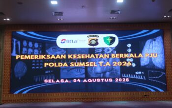 Kapolda Sumsel Pimpin Rikkes Berkala PJU 2026, Perkuat Kesiapan Fisik dan Mental Hadapi Tantangan Tugas
