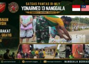 Bantu Atasi Kesulitan Warga Perbatasan, Pos Kotis Satgas Yonarmed 13/Nanggala Distribusikan 4.000 Liter Air Bersih Gratis di Desa Pesayah