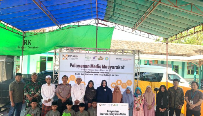 SUKSES ! 702 WARGA KENDIT IKUTI BAKSOS DJARUM FOUNDATION DAN YBSI KE 93 DI PONPES ZAINUL FAUZI SITUBONDO