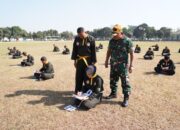 Asah Fisik Dan Mental Prajurit, Kodim 0808/Blitar Gelar Uji Kenaikan Tingkat Pencak Silat Militer