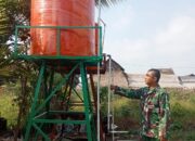 Hari Ke-21 TMMD, Satgas Lakukan Pemeriksaan Akhir Tower Tandon Air Mushola Hidayatullah
