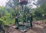 Warga Kampung Kreatif Pelangi Apresiasi Sumur Bor TMMD Ke-129, Satgas Pastikan Tower Tandon Berfungsi Optimal