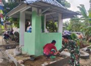 Hari Ke-21 TMMD, Pembangunan Poskamling Terus Dikebut Demi Tingkatkan Keamanan Lingkungan