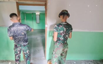 Hari Ke-21 TMMD, Rehab Rumah Bapak Fernando Masuki Tahap Penyempurnaan