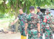 Hari Ke-22 TMMD, Wadan Satgas Monitoring Progres Pembangunan Poskamling