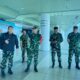 Wadan Satgas TMMD Ke-129 Sambut Kedatangan Katim Wasev di Bandara SMB II Palembang