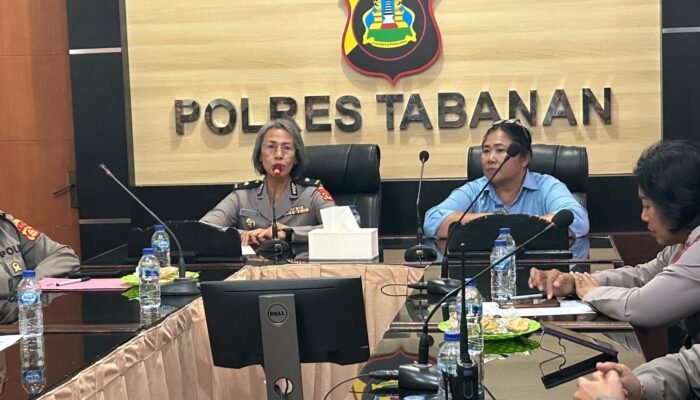 Perkuat Kekompakan dan Profesionalisme, Polwan Polres Tabanan Gelar Pertemuan Rutin