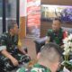 Katim Wasev TMMD Ke-129 Terima Laporan Progres Pembangunan dari Wadan Satgas Kodim 0418/Palembang