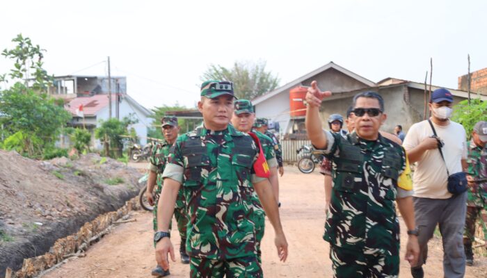 Tim Wasev Apresiasi Kinerja Satgas TMMD Bangun Jalan 750 Meter di Talang Jambe