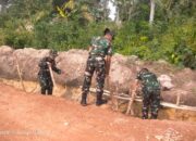 Hari Ke-26, Satgas TMMD ke-129 Percepat Pengerjaan Jalan 750 Meter di Talang Jambe
