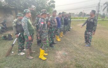 Tak Hanya Bangun Infrastruktur, Satgas TMMD Jaga Kebersihan Jelang Penutupan