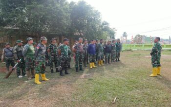 Jelang Penutupan TMMD ke-129, Mayor Inf Zainuri Pimpin Pembersihan di Talang Jambe