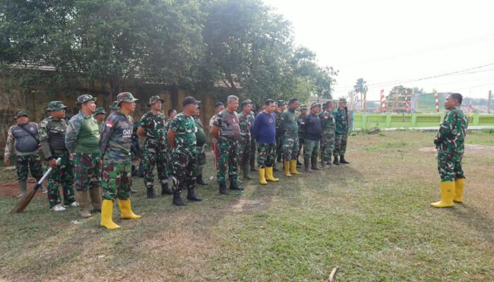 Jelang Penutupan TMMD ke-129, Mayor Inf Zainuri Pimpin Pembersihan di Talang Jambe