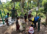 Sasaran ke-13 TMMD ke-129 Dikebut, Sumur Bor Kampung Kreatif Pelangi Masuki Tahap Akhir