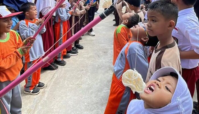 Semarak HUT RI ke-81, SDN 164 Palembang Gelar Beragam Lomba hingga Jalan Santai