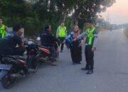 Polres Bangka Barat Gerak Cepat Olah TKP Kecelakaan 2 Motor di Kelapa