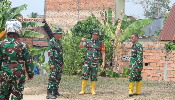Penutupan TMMD Tinggal Hitungan Hari, Satgas Kodim 0418/Palembang Siapkan Tenda VVIP