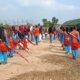 Sehari Jelang Penutupan TMMD, Drum Band Kodim 0418 Palembang Latihan