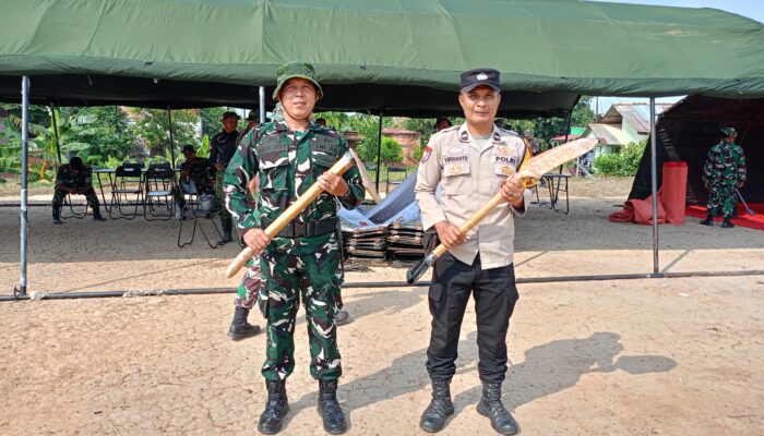 Kekompakan Jadi Fokus Gladi Penutupan TMMD ke-129 di Lapangan Talang Jambe
