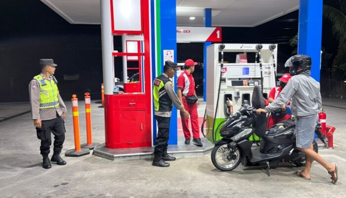 Cegah Terjadinya Kriminalitas Pada Malam Hari, Polsek Penebel Laksanakan Patroli Blue Light