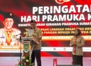 Wagub Sumsel H CIK Ujang, Hadiri Peringatan HUT Pramuka Ke-65 Di SMKN 6 Palembang