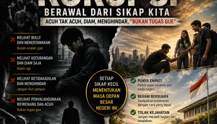 KORUPSI DAN BUDAYA “BUKAN TUGAS GUE”