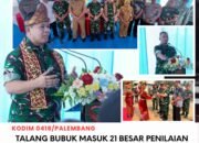 Talang Bubuk Masuk 21 Besar Penilaian Kampung Pancasila 2026, Wakili Kodim 0418/Palembang