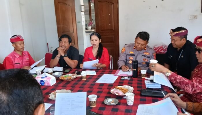 Ngopi Kamtibmas di Kantor Camat Baturiti, Kapolsek Perkuat Sinergitas dan Antisipasi Bahaya Kebakaran