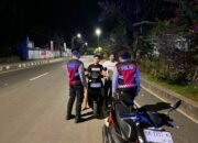 Samapta Polres Bangli Gelar Personel Patroli dan Pengaturan Lalu Lintas Malam Hari, Demi Kenyamanan Warga