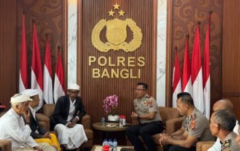 Audiensi Panitia Karya Agung Pura Hulundanu Batur, Polres Bangli Siapkan Pengamanan Maksimal