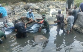 Gotong Royong Babinsa dan Krama Subak Sigaran Perkuat Pasokan Air Pertanian 
