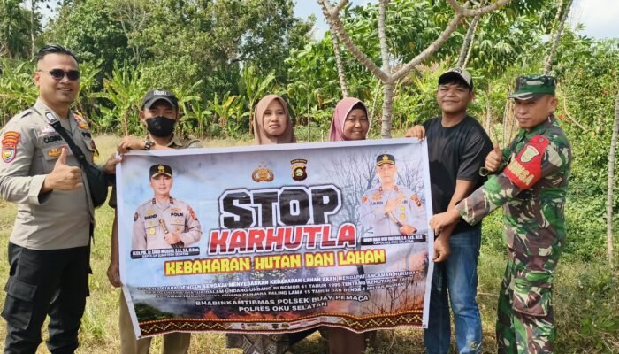 Cegah Karhutla Sejak Dini, Polda Sumsel Gelar 374 Kegiatan Patroli dan Edukasi
