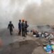 Lahan Kosong 2 Hektare Terbakar di Bukit Baru, Damkar Kodim dan PBK Gandus Turun Padamkan Api