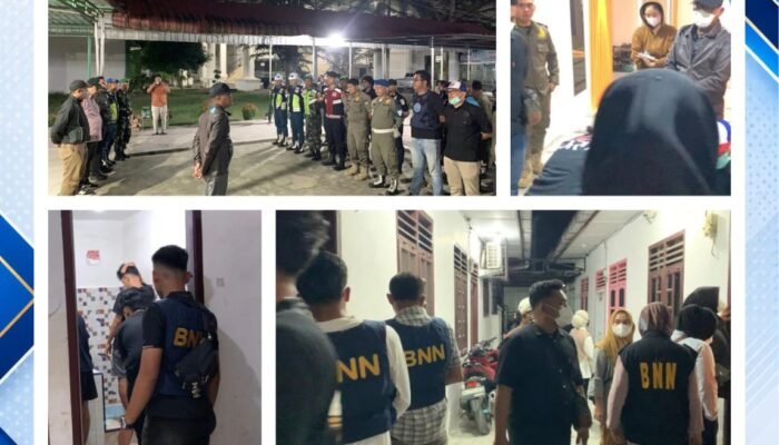 Kepala BNNK Tanjungbalai Pimpin Razia P4GN,27 Orang Diamankan