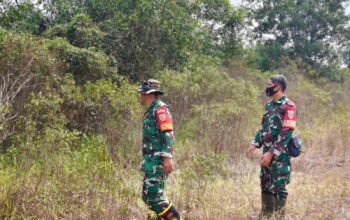 Tim Karhutla Posko Gandus Patroli 6 Kilometer, Pastikan Wilayah Aman dari Hotspot