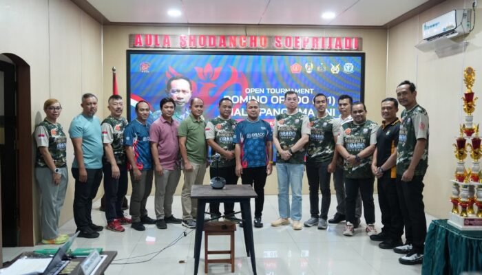 Kodim 0808/Blitar Gelar Open Tournament Domino ORADO Piala Panglima TNI Peringati HUT Ke-81 TNI