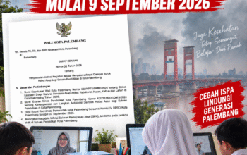 Pelajar TK/SD/SMP Sederajat Di Kota Palembang, Laksanakan PJJ Di Rumah Mulai 9 September 2026